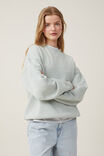 Classic Fleece Graphic Crew Sweatshirt, MARISELLE / MEADOW MIST - alternate image 1