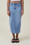 Maxi Denim Skirt, BELLS BLUE - alternate image 4