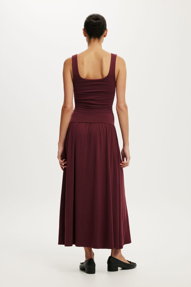Maple Maxi Dress, SOUR CHERRY