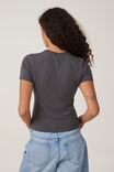 Camiseta - Lightweight Longline License Tee, LCN BR ROLLING STONES SPIRAL TONGUE/GRAPHITE - vista alternativa 3
