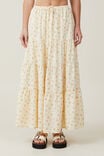 Haven Tiered Maxi Skirt, INDRA DITSY BUTTER - alternate image 4
