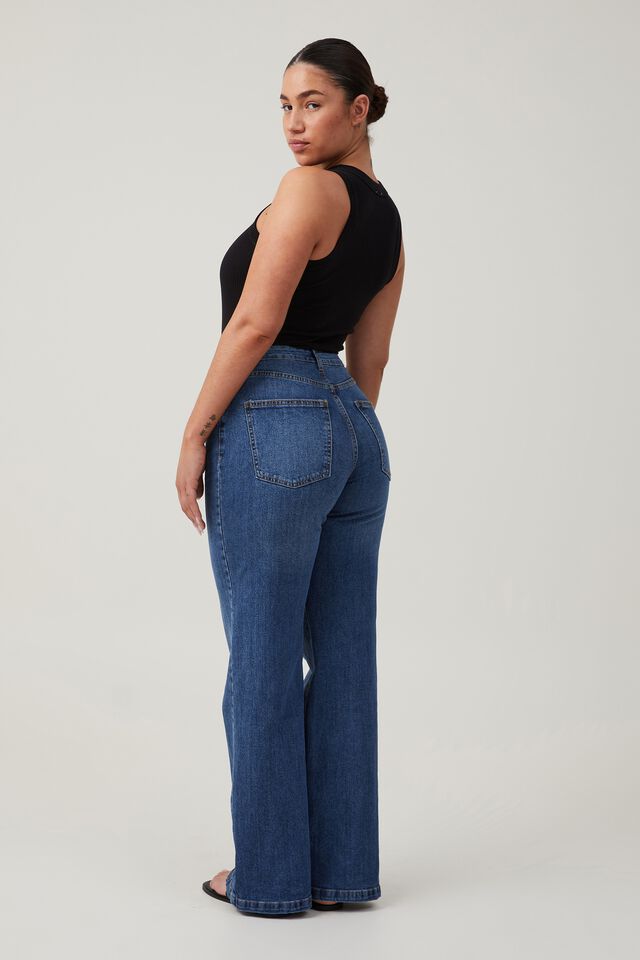 Calça - Curvy Stretch Wide Jean