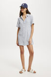 Haven Mini Shirt Dress, GIGI STRIPE NAVY - alternate image 2