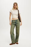 Low Rise Straight Jean, CLIFF BLUE/STITCH - example image 1