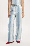 Wide Jean Asia Fit, SHELLY STRIPE - alternate image 4