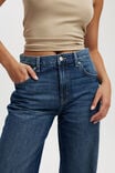 Loose Cuff Jean, PURE BLUE - example image 3