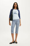 Ford 3/4 Sleeve Fitted Raglan Tee, LCN FORD BRONCO / SEASIDE BLUE - example image 2