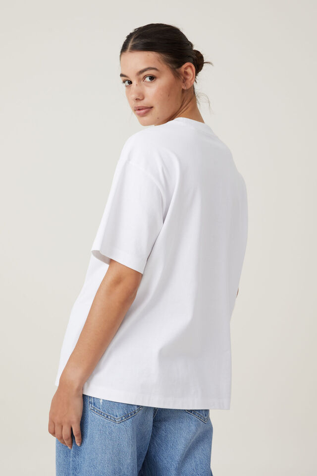 Camiseta - The Premium Boxy Graphic Tee, LOREM IPSUM/ WHITE