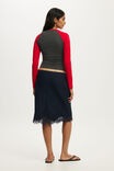 Celeste Lace Midi Skirt, TOTAL ECLIPSE - example image 2