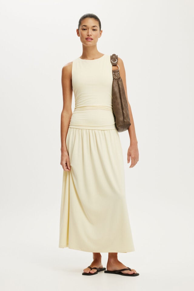 Bella Maxi Dress, VANILLA GLOW
