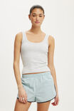 Chloe Sporty Short, ARDEN CHECK BLUE - example image 2