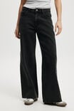 Relaxed Wide Jean, GRAPHITE BLACK - alternate image 4