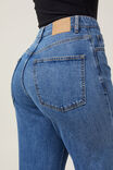 Curvy Stretch Straight Jean, SEA BLUE - alternate image 4