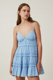 Lenny Tiered Mini Dress, BREEZY BLUE - alternate image 1