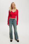 Stretch Bootcut Flare Jean Asia Fit, HIGHWAY BLUE/SEAM - alternate image 1