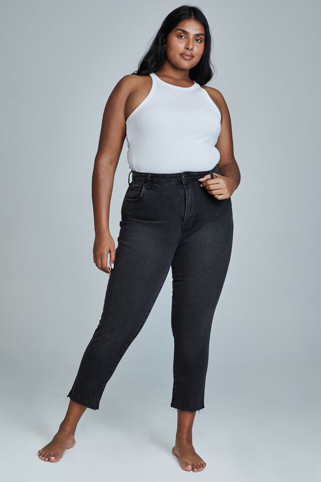Women's Plus-Size Basic Slim Fit/Distressed Skinny Fit Jeans (1XL~3XL)
