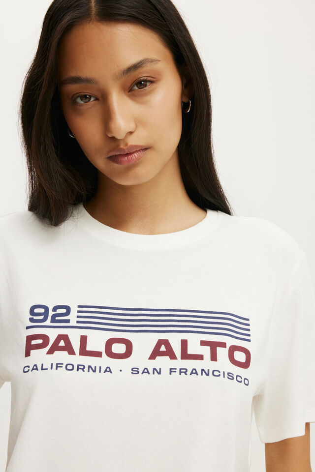 The Off Duty Graphic Tee, PALO ALTO/ VINTAGE WHITE
