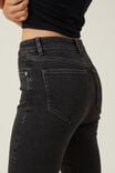 Calça - High Rise Skinny Jean, GRAPHITE BLACK RIP - vista alternativa 3