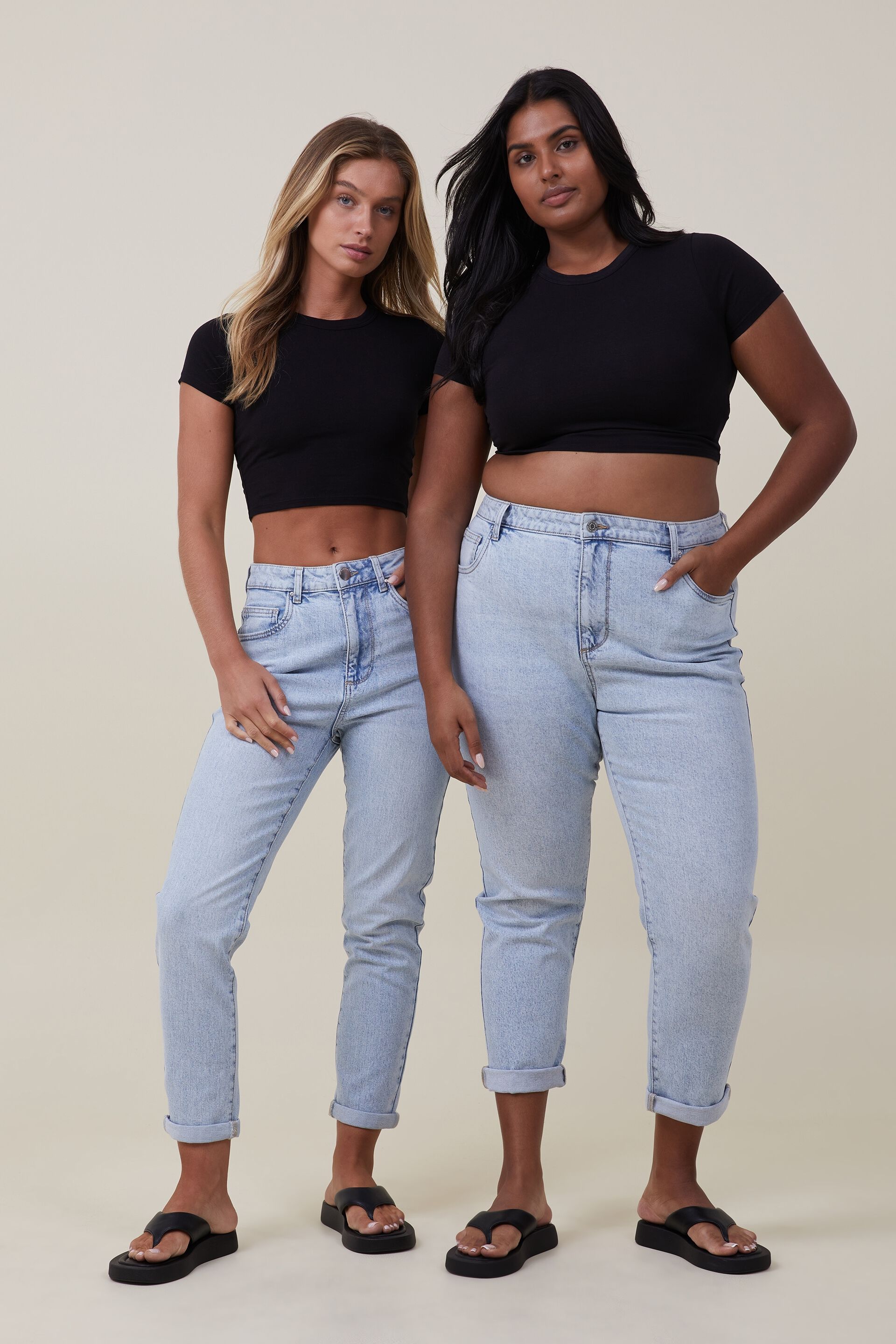 Buy Women Rust Slouchy Jeans Online At Best Price - Sassafras.in