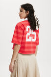 Oversized Sporty Graphics Tee, 25/SCARLETT RED - alternate image 3