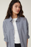 Noah Long Sleeve Shirt, KYLIE STRIPE BLUE SLATE - alternate image 4
