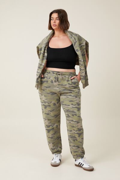 Classic Washed Trackpant, WASHED RORY CAMO GRAPHITE