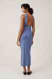 Low Back Luxe Maxi Dress, ELEMENTAL BLUE - alternate image 3