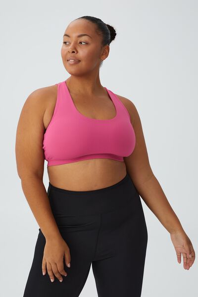 Curve  Active Strappy Sports Crop, PINK LIFT