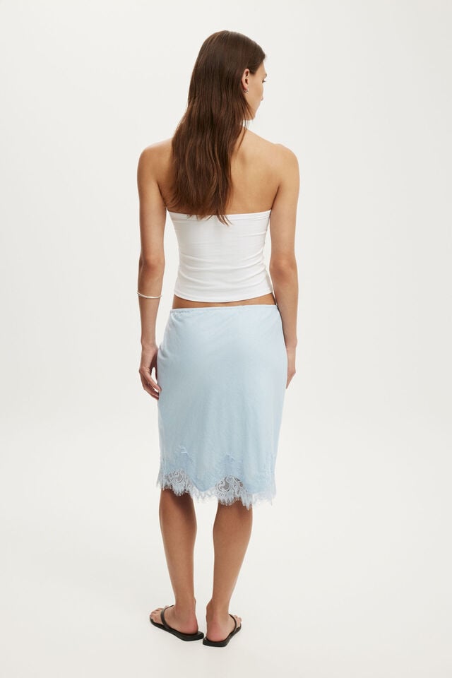 Celeste Lace Midi Skirt, SEASIDE BLUE