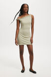 Phoebe Twist Shoulder Mini Dress, DESERT SAGE - alternate image 2