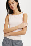 All Day Boat Neck Tank, FLOSSY PINK - alternate image 4