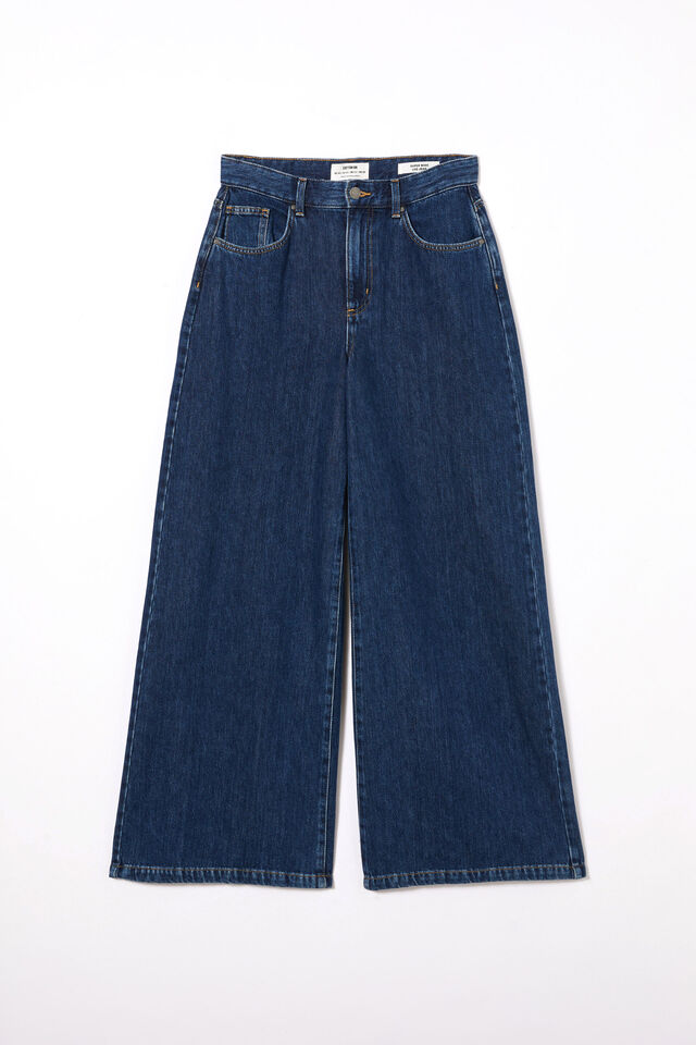 Lyocell Super Wide Jean, TIDE BLUE