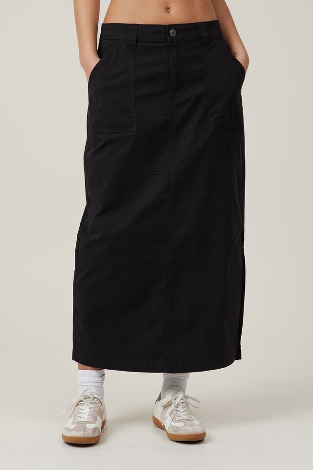 Kai Maxi Skirt, BLACK