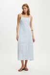 Posie Crochet Maxi Dress, SEASIDE BLUE - example image 1