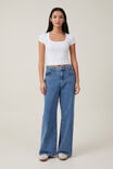 Relaxed Wide Jean, SEA BLUE - alternate image 5