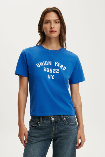 The Off Duty Graphic Tee, UNION YARD/ SOVEREIGN BLUE