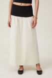 Romee Maxi Skirt, BLACK/BUTTERMILK - alternate image 4