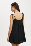 Sunny Babydoll Mini Dress, BLACK - alternate image 3