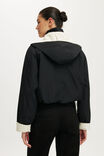 Hale Hooded Spray Jacket, BLACK - example image 3