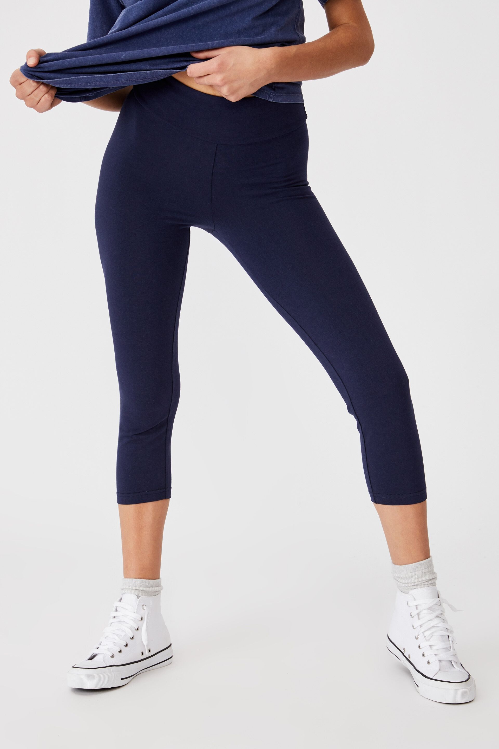 high waisted casual leggings