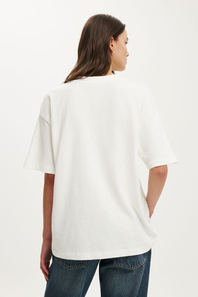 The Boxy Graphic Tee, OVERSHARER / VINTAGE WHITE