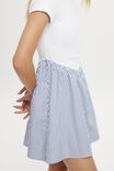 Romee Short Sleeve Mini Dress, LILY STRIPE BLUE - alternate image 4