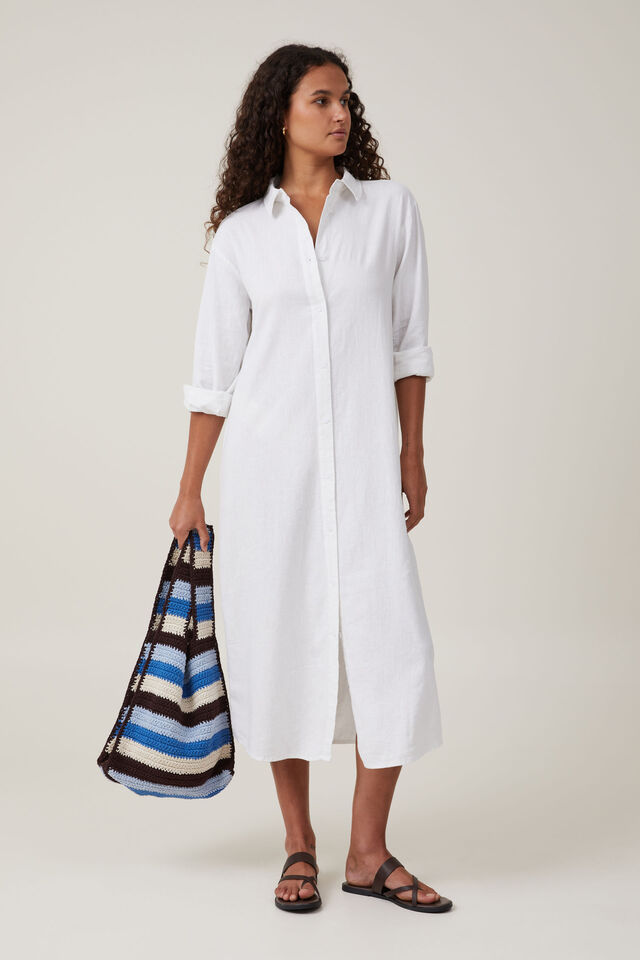 White Linen Shirtdresses For Summer (A Try-On) - The Mom Edit