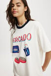 The Premium Boxy Graphic Tee, MERCADO/VINTAGE WHITE - alternate image 4