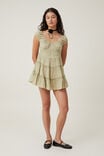 Ivy Corset Mini Dress, DESERT SAGE - alternate image 2