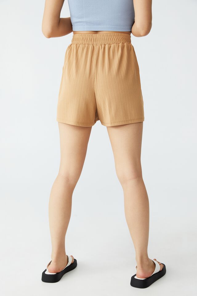 Petite Slinky Pull On Short, FAWN