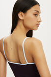 Hold Me Cami, DARK MULBERRY/SEASIDE BLUE - example image 4