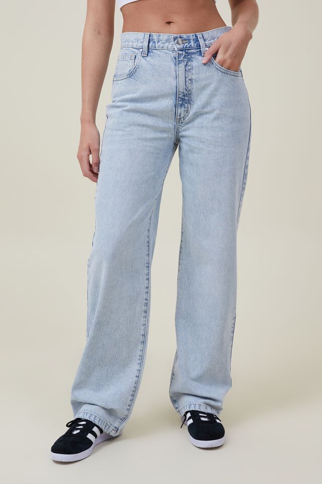 Loose Straight Jean, PALM BLUE