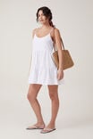 Summer Tiered Mini Dress, WHITE - alternate image 2