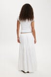 Haven Tiered Maxi Skirt, WHITE - alternate image 2